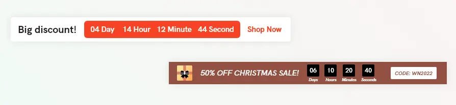 Countdown Timers To Create Urgency