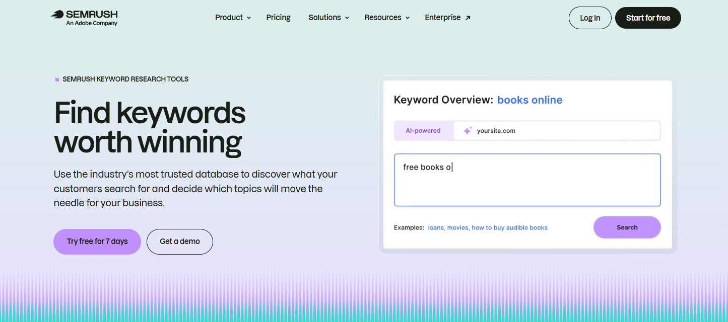 Keyword Research Semrush