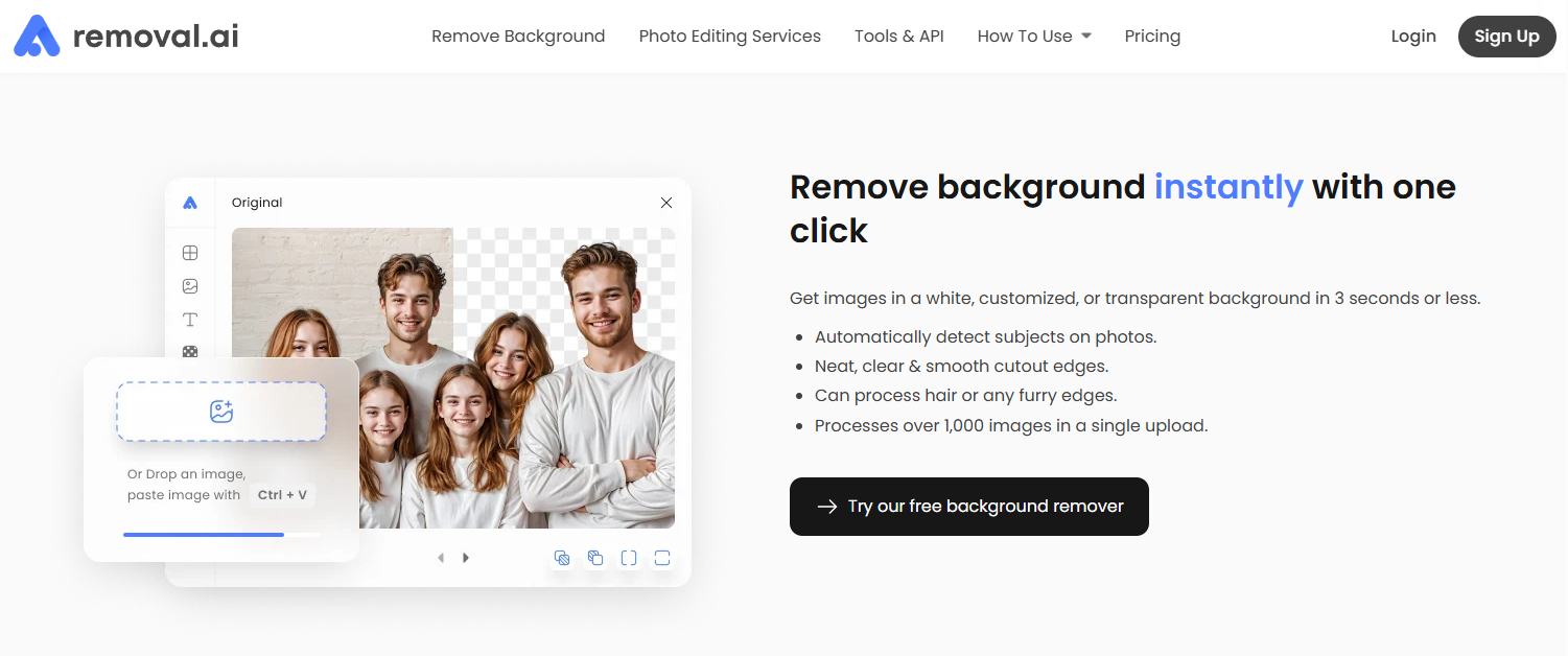 Automatic Background Removal