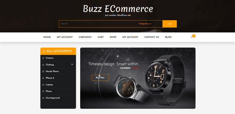 Buzz Ecommerce Free WooCommerce Theme