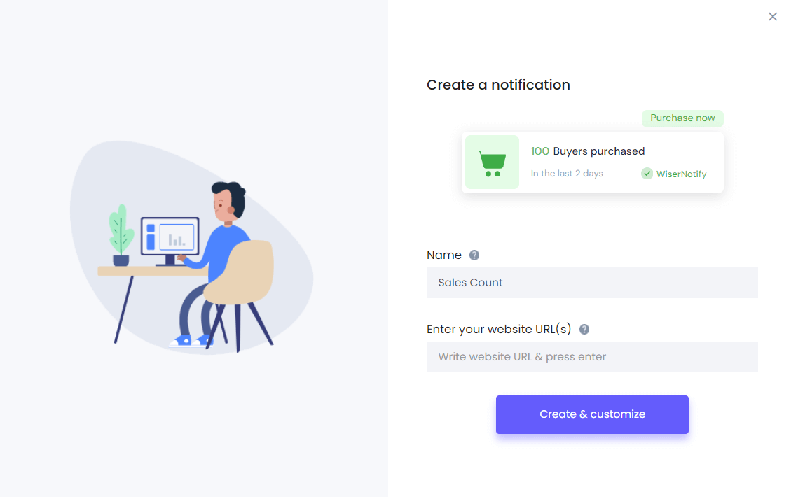 Wisernotify-name-and-url