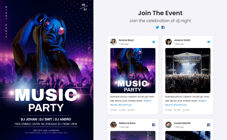 event-wall