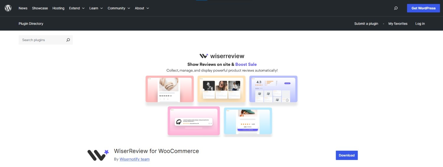 WiserReview plugin