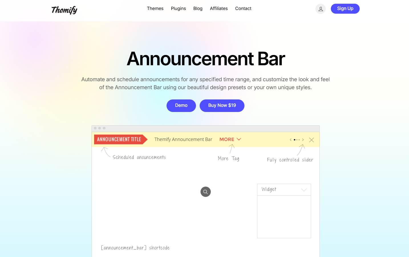 Announcement Bar