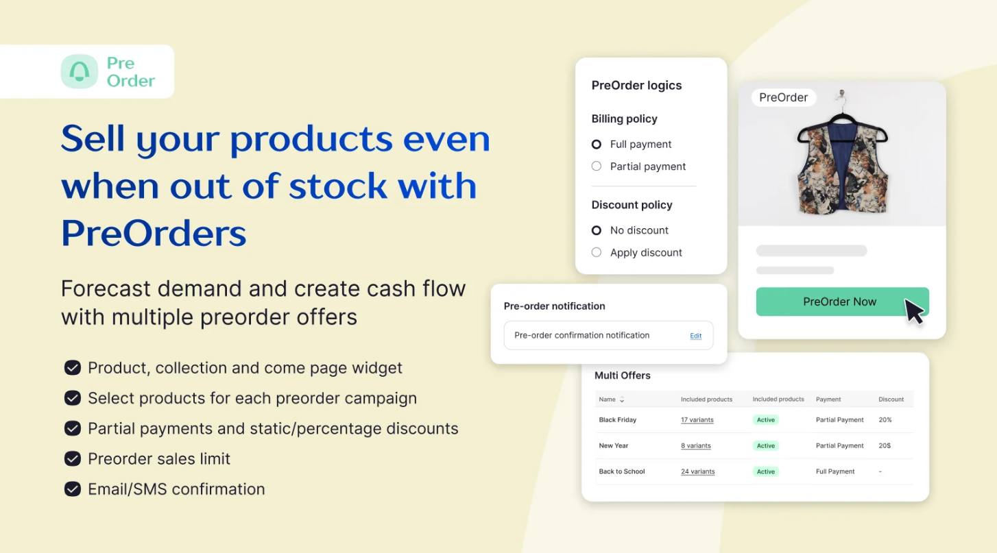 Notify Me shopify app
