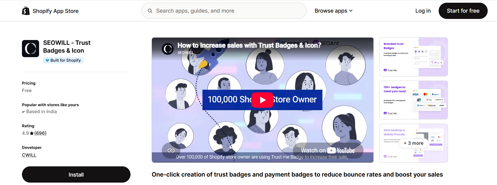 SEOWILL Trust Badges & Icon