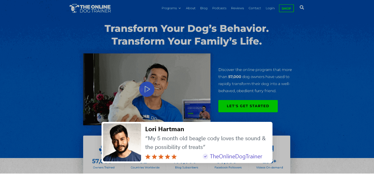 Theonlinedogtrainer image