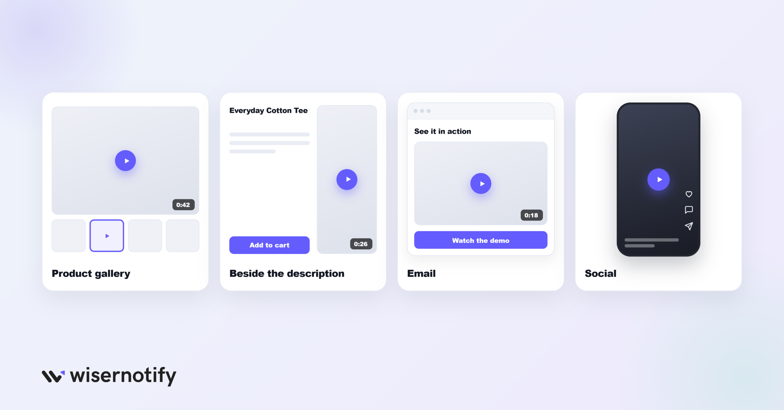 Where to Put Product Videos