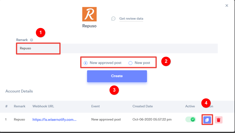 add repuson details