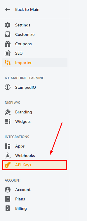 open stamped api keys