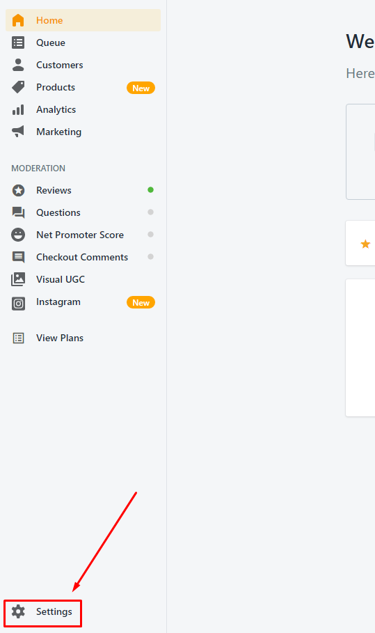 open stamped settings
