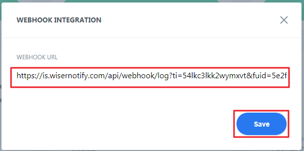 save userback webhook integration