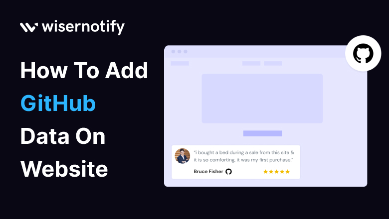 How to add GitHub data on website