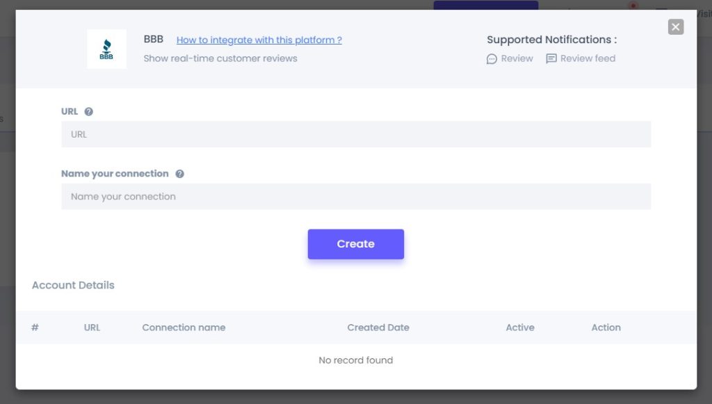 add bbb details