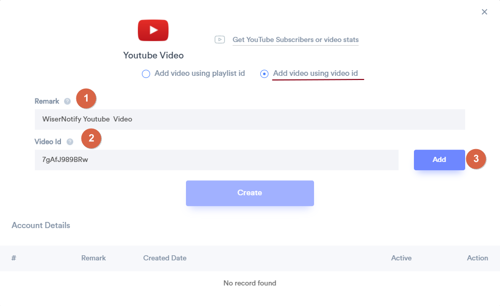 add video using video id