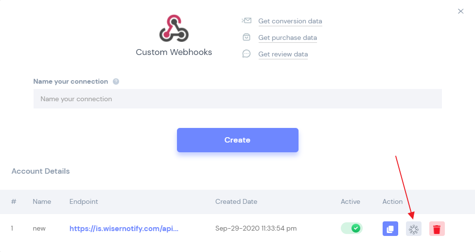 click on mapping