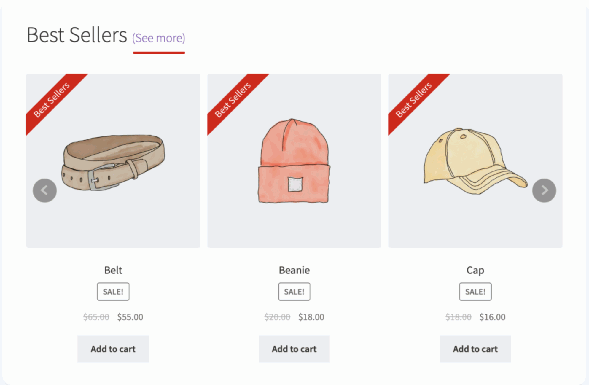 WooCommerce Best Sellers
