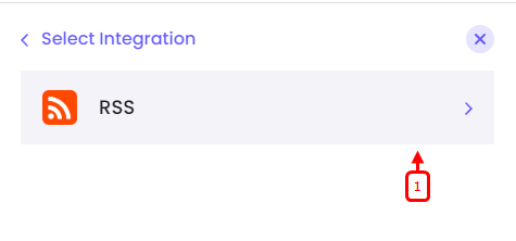 select rss data source