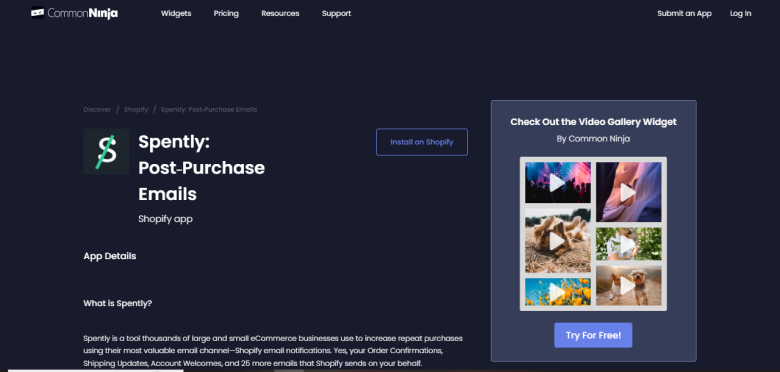 Spently: Post‑Purchase Emails