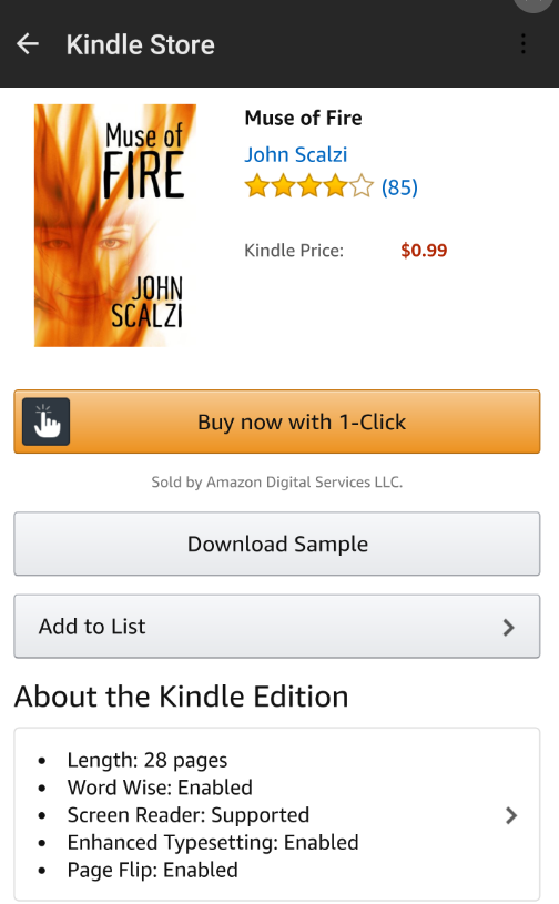 Amazon CTA