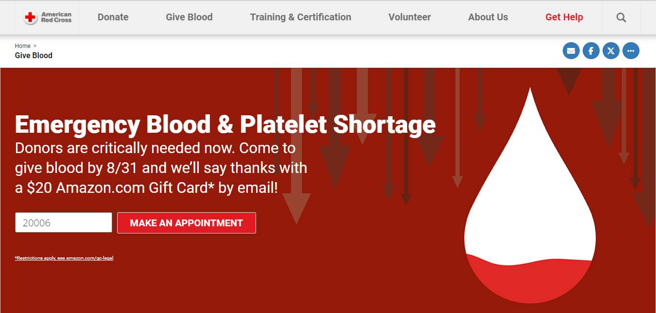 American Red Cross CTA
