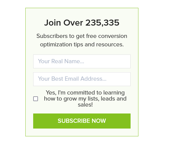 OptinMonster Lead-Gen CTA Example