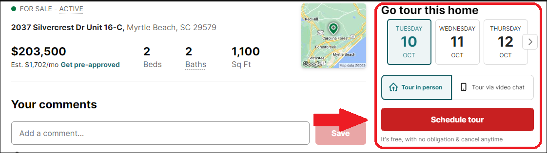 Redfin CTA