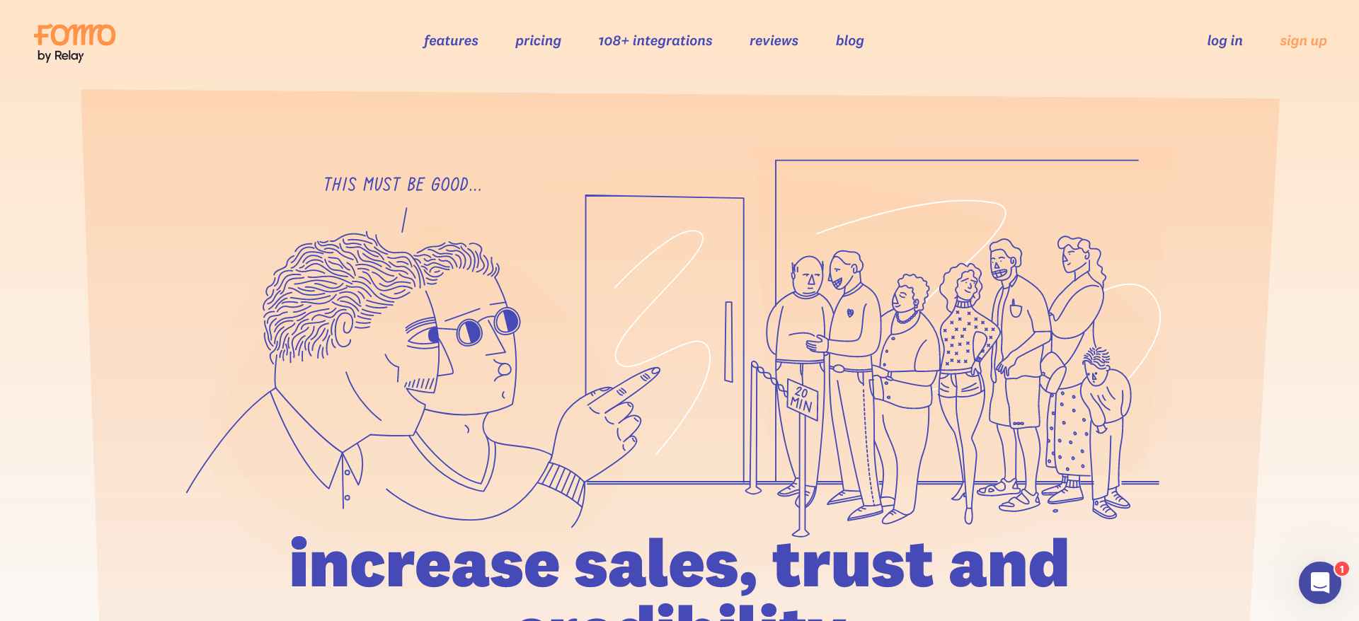 Fomo social proof notification tool