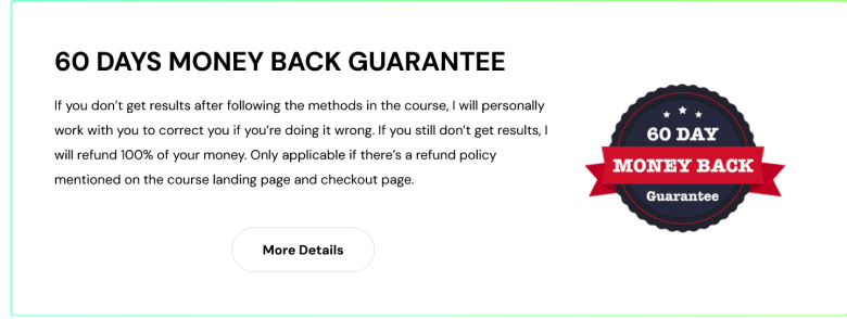 Money Back Guarantee Badge