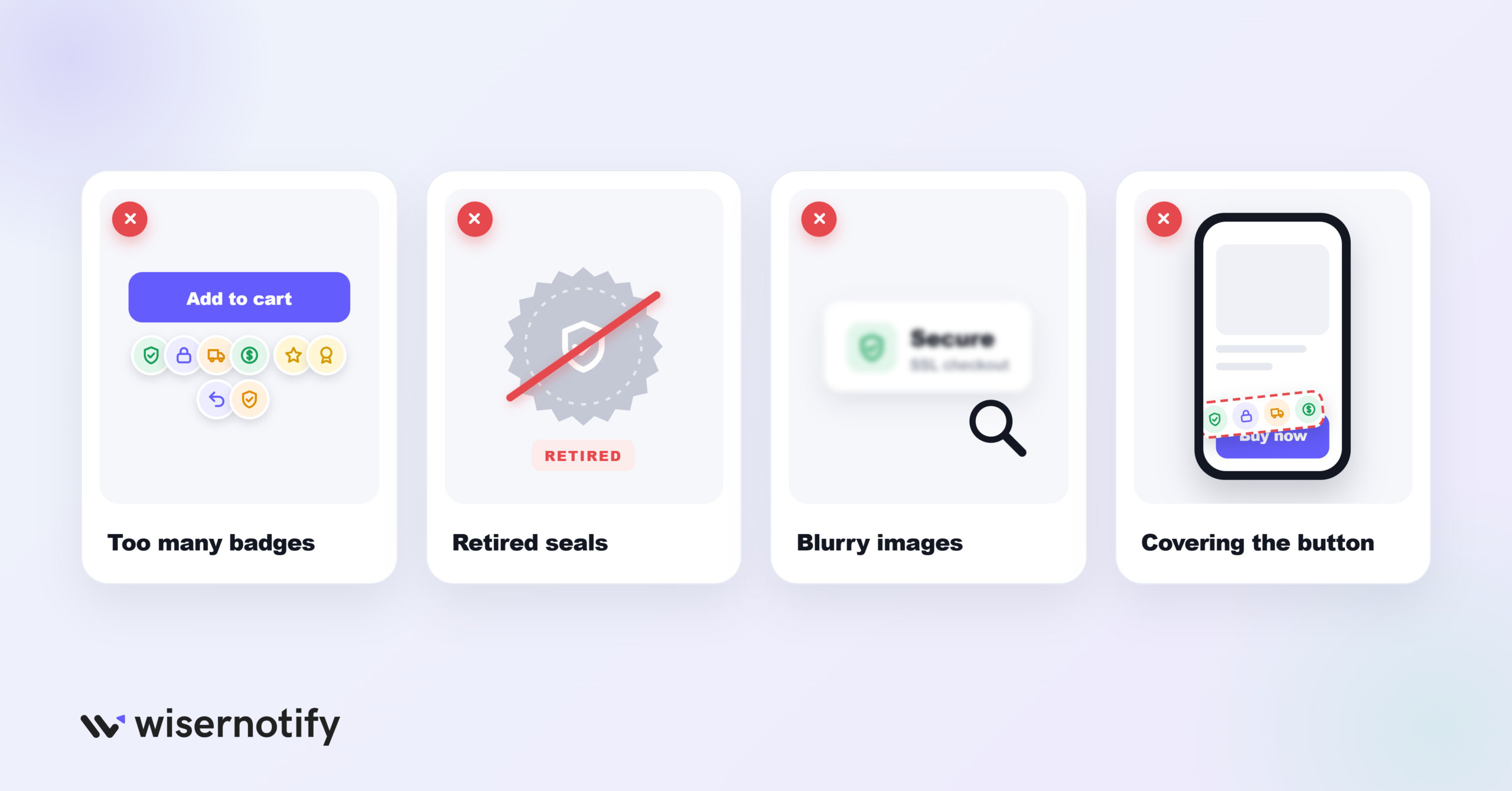 Common Mistakes With Trust Badges