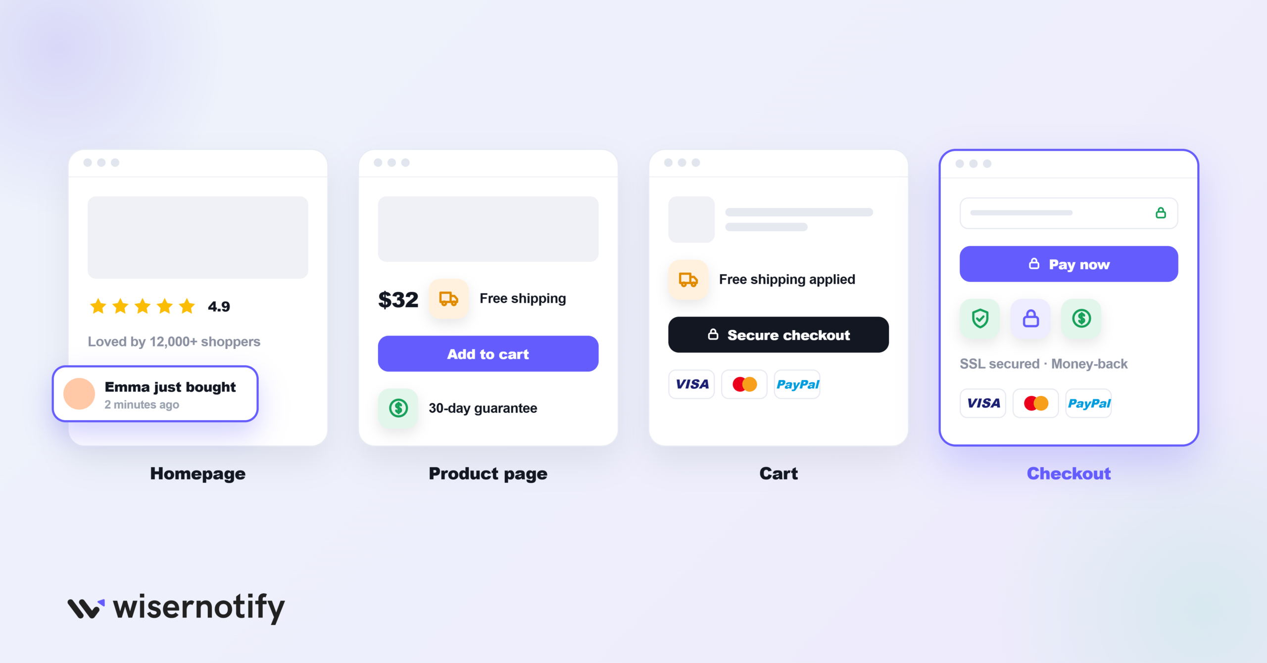 Where to Place Trust Badges
