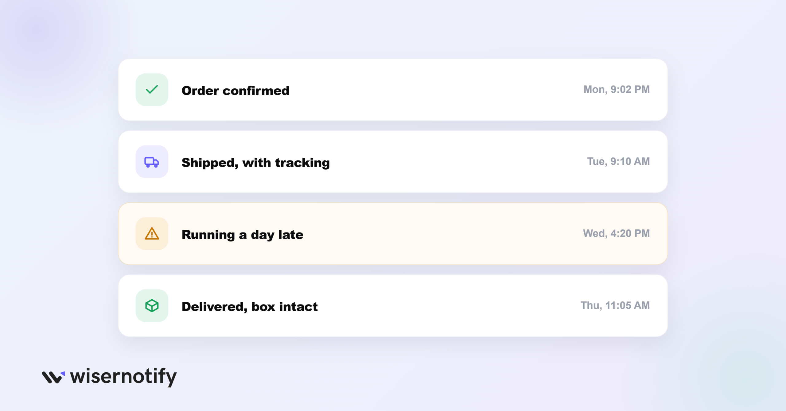 Keep Customers Updated After They Order
