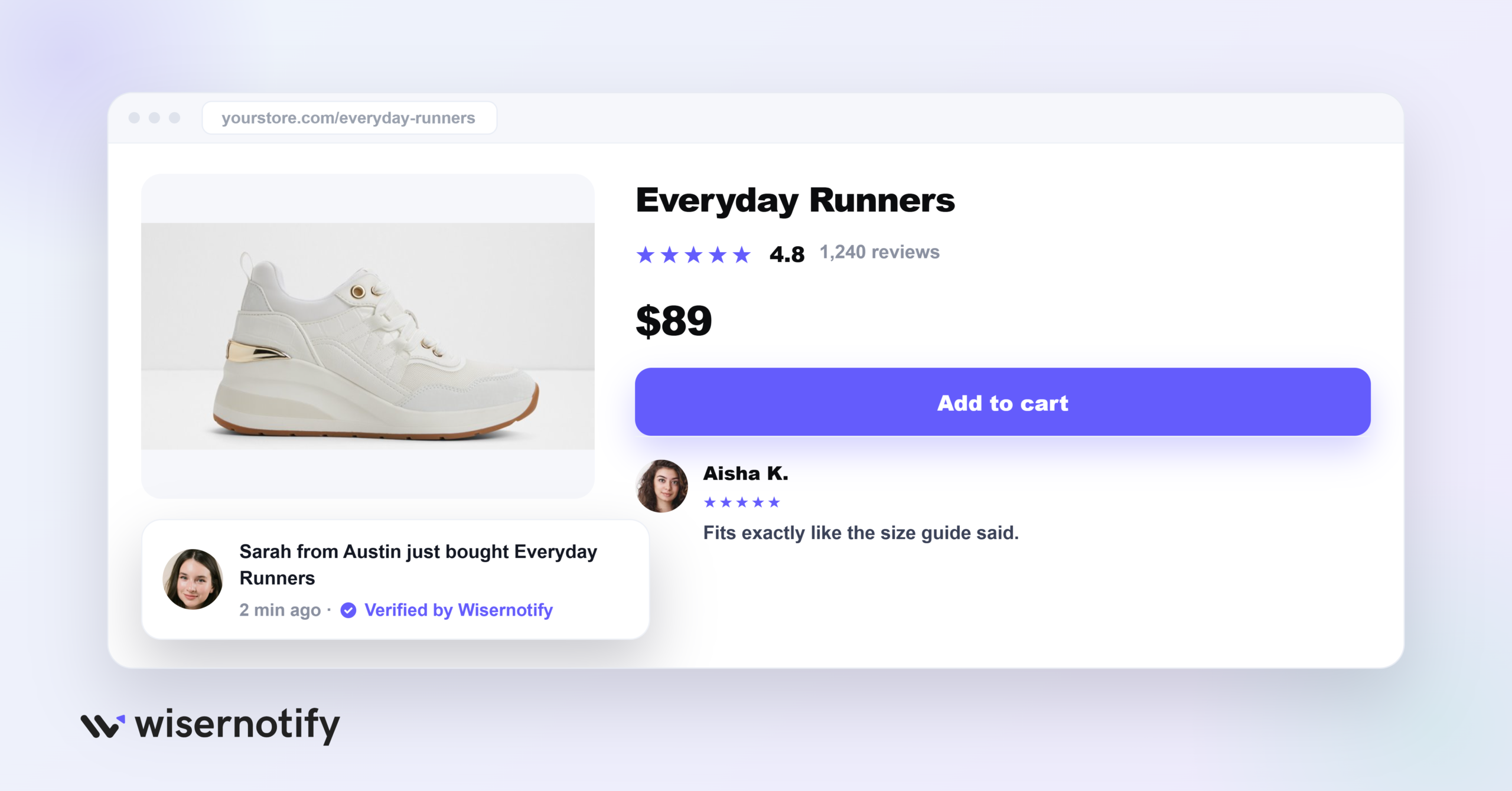 Show Reviews and Social Proof on Product Pages