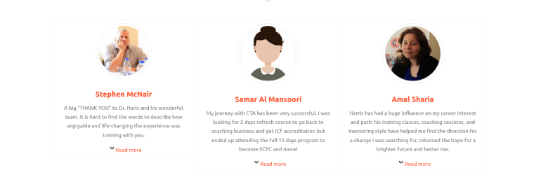 Online coaching positive review example