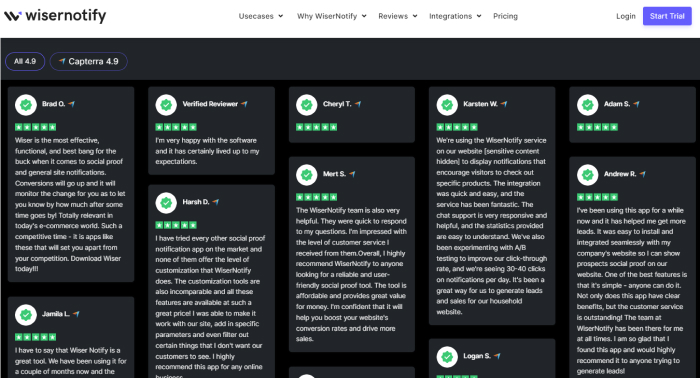 Dark grid Google review widget