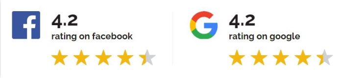 Google reviews badge widget