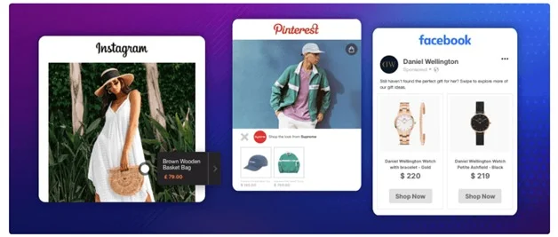 Brand resharing a customer visual review on social media