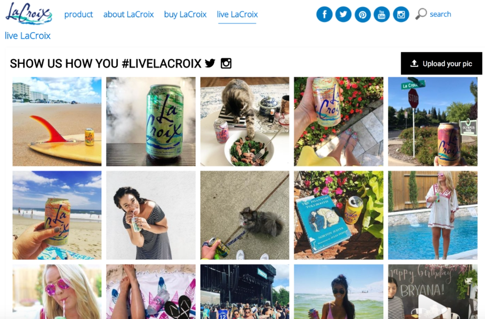LaCroix #LiveLaCroix customer lifestyle photos