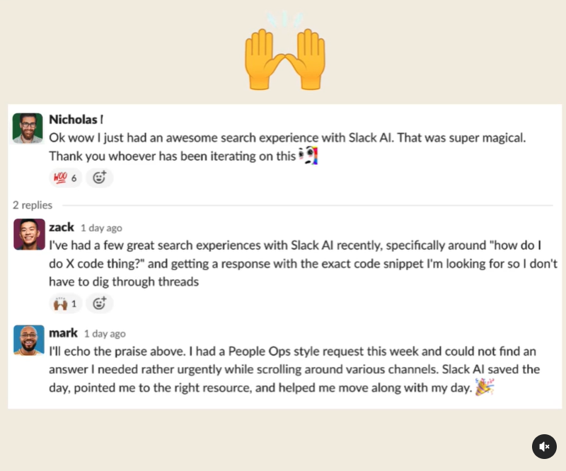 Slack customer success story used as B2B social proof