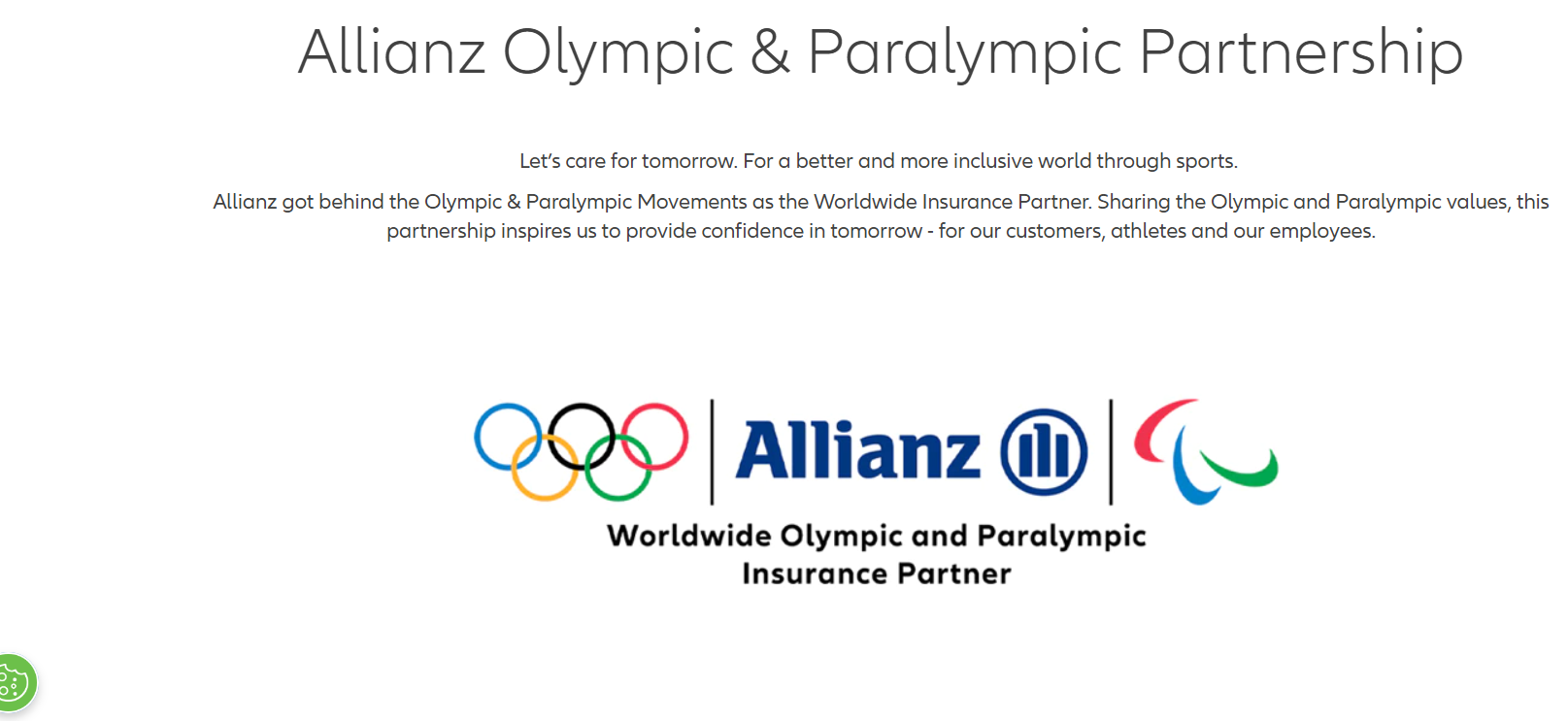 Allianz Olympic partnership mere exposure effect