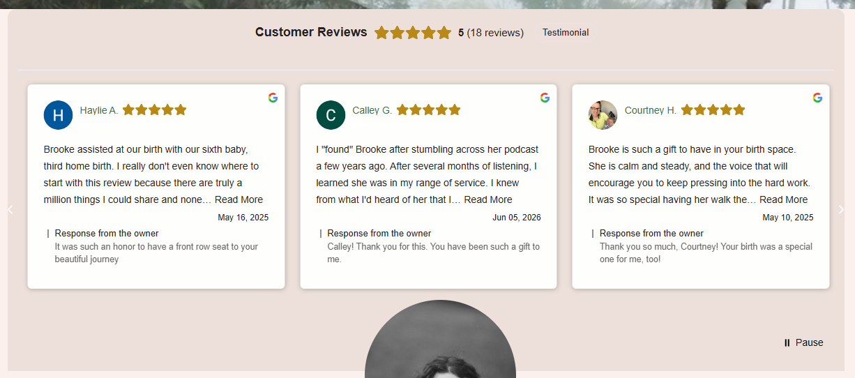 Google business profile reviews
