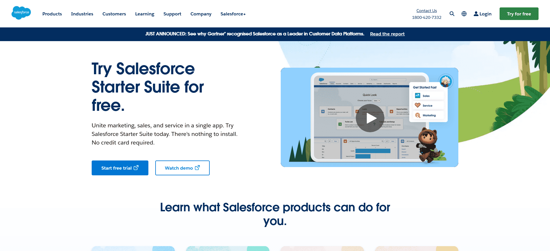 Salesforce free trial endowment effect