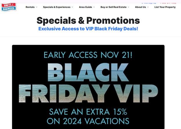 Brett Robinson's VIP Black Friday Deals