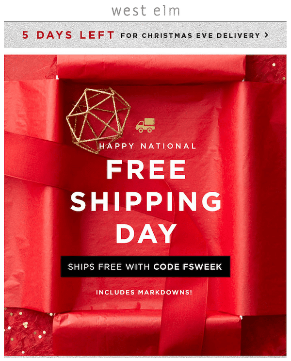 Limited-Time Free Shipping