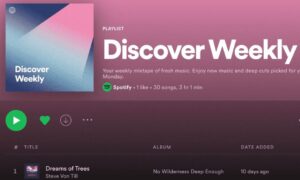 Spotify Discover Weekly personalized customer experience
