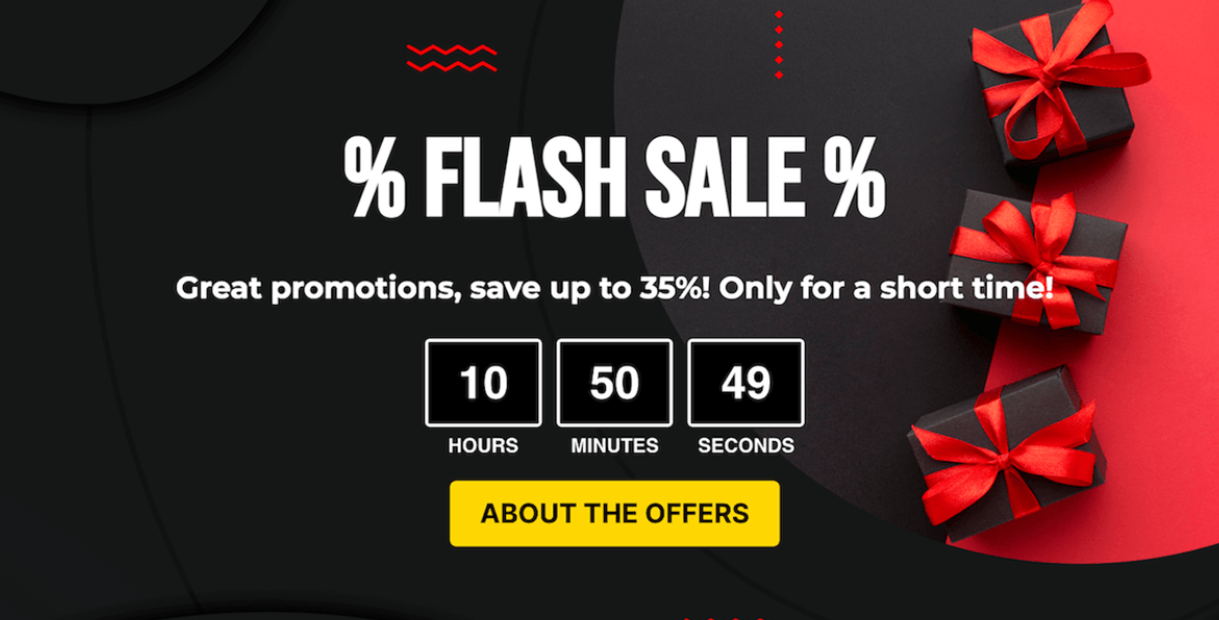 Countdown timer on a limited-time subscription offer