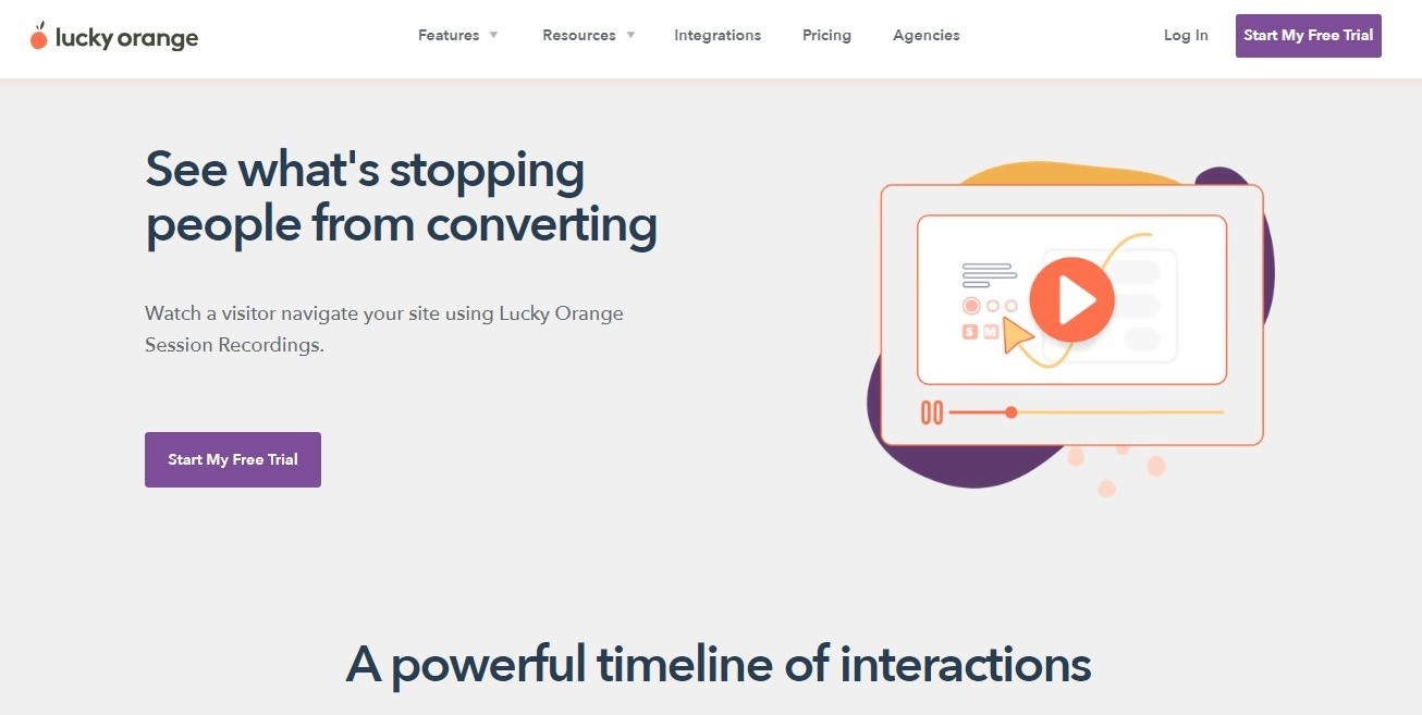 Lucky Orange website