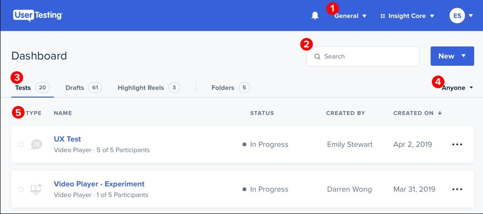 UserTesting website