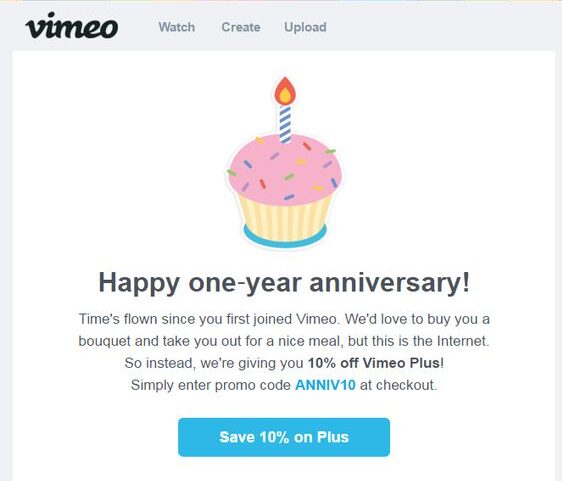 Birthday and Anniversary Rewards