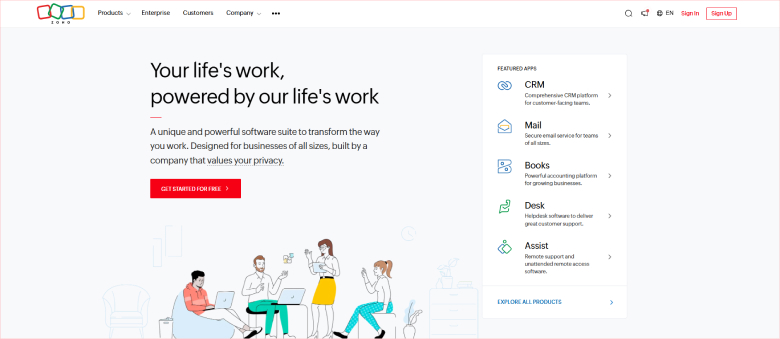 Zoho Marketing Automation tool